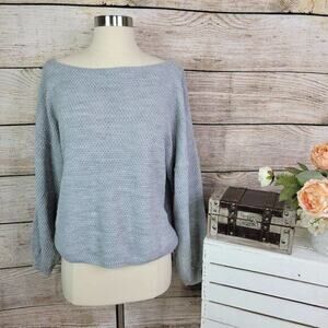 Nasty Gal Knitted‎ Balloon Sleeve Sweater 10AA